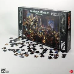 Puzzle 1000 Pcs - Gulliman Vs Black Legion - Warhammer 40k