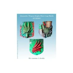 Salamandra / Dragons Knights - Boucliers Lourds -Pièces De Modèle Boutique salamandra dragons knights boucliers lourds 1