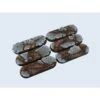 Socle Ruine Moto 25X70mm X4 -Pièces De Modèle Boutique socle ruine moto 25x70mm x4 mas