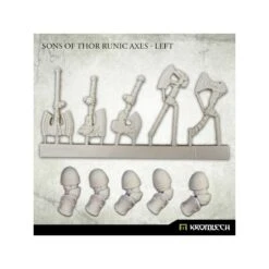 Sons Of Thor Runic Axes - Left -Pièces De Modèle Boutique sons of thor runic axes left 2