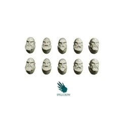 Space Knights Tête Avec Barbes