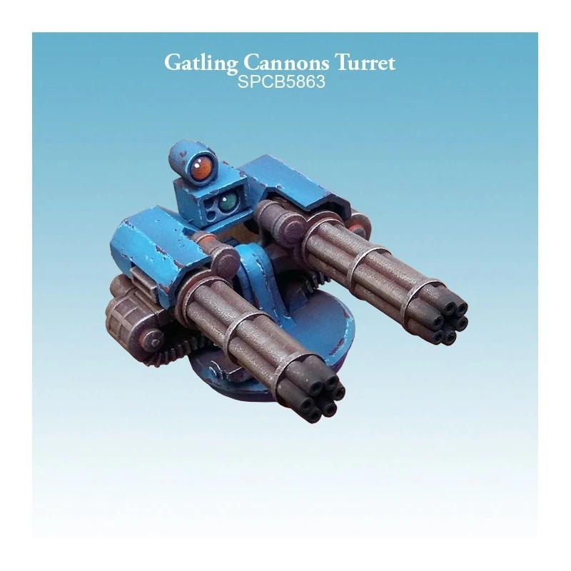 Tourelle De Canon Gatling 3 Tourelle De Canon Gatling