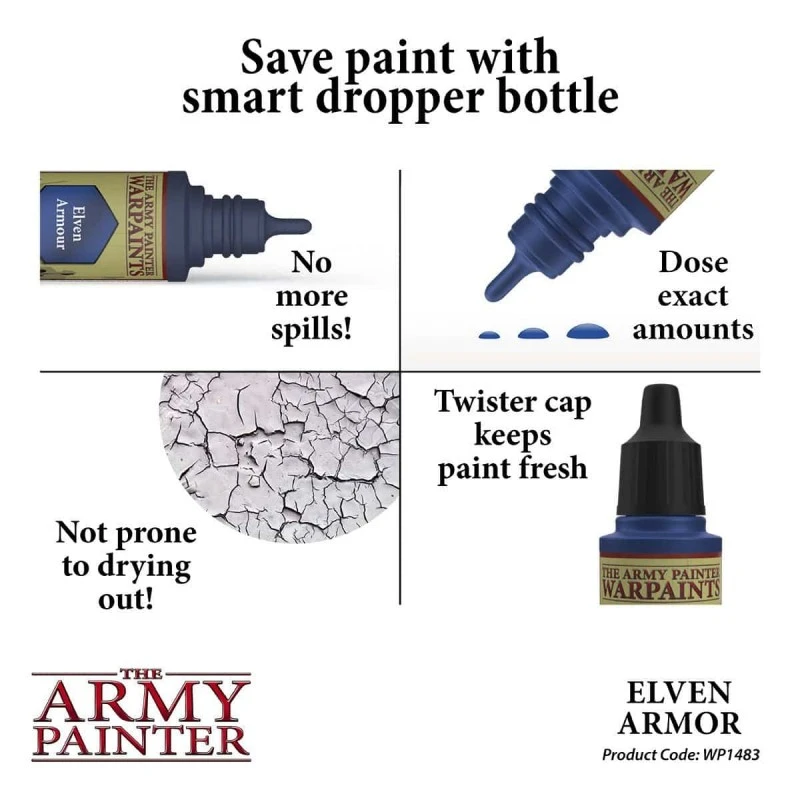 The Army Painter Warpaints Metallics : Elven Armor 6 The Army Painter Warpaints Metallics : Elven Armor – Image 4