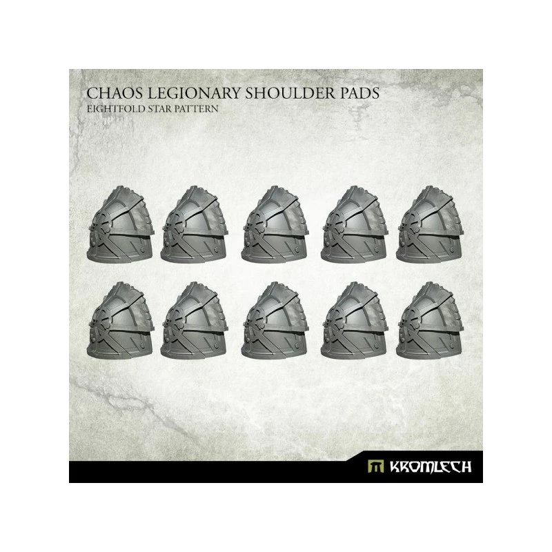 Chaos Legionary Shoulder Pads: Eightfold Star Pattern 4 Chaos Legionary Shoulder Pads: Eightfold Star Pattern – Image 2