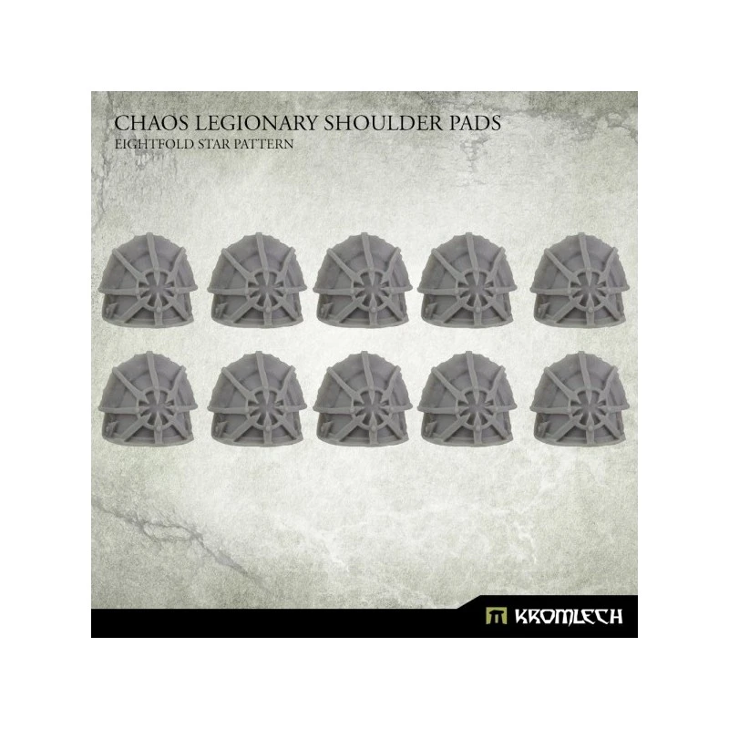 Chaos Legionary Shoulder Pads: Eightfold Star Pattern 5 Chaos Legionary Shoulder Pads: Eightfold Star Pattern – Image 3