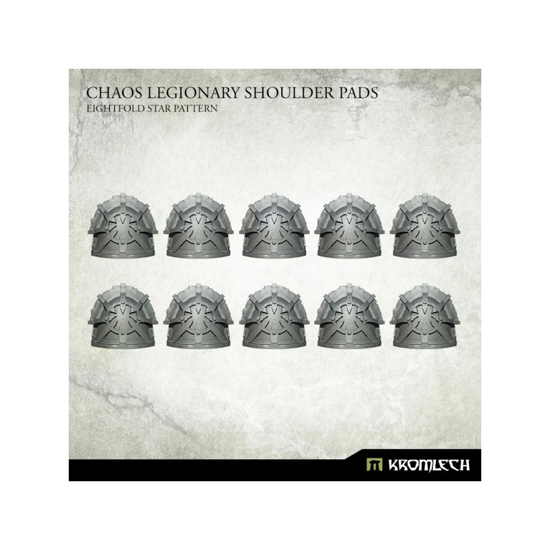 Chaos Legionary Shoulder Pads: Eightfold Star Pattern 3 Chaos Legionary Shoulder Pads: Eightfold Star Pattern